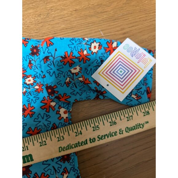 LuLaRoe Irma Top‎ Puzzle Colorful Size XS Hi Low Teacher Travel Loungewear NWT - Picture 5 of 12